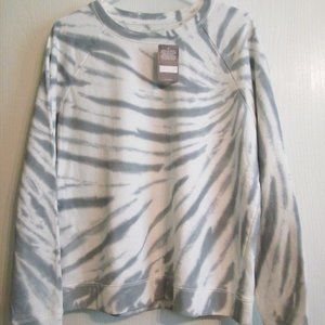 Lucky Brand Women’s 100% Cotton Long Sleeve Crew Neck Sweatshirt, NWT